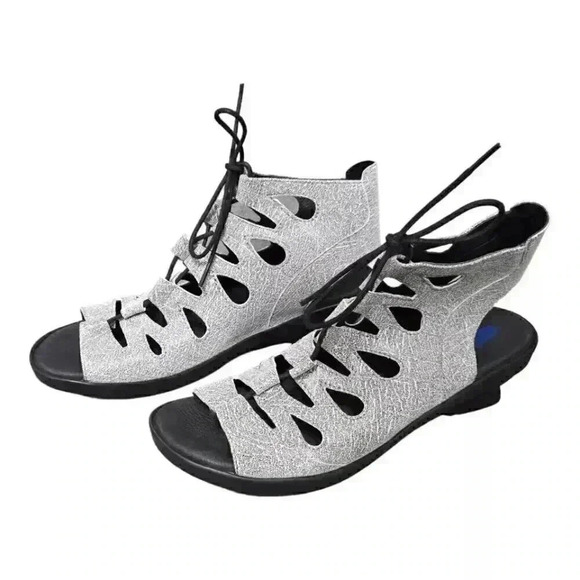 Wolky Seminyak Gladiator Sandals - Women's Leather Lace Up - Size 11/42 Comfort - Picture 3 of 8